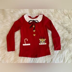 H&M girls Xmas shirt